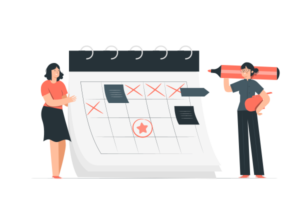 フリーランスエンジニア 週3を表すイラスト