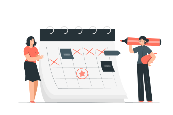 フリーランスエンジニア 週3を表すイラスト