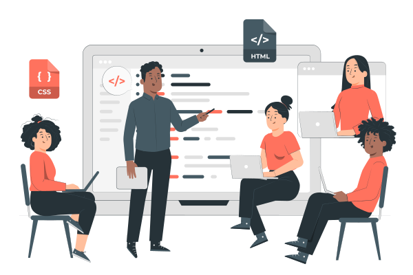 エンジニア 独学 ロードマップを表すイラスト