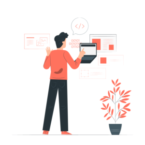 エンジニア AWS 資格を表すイラスト