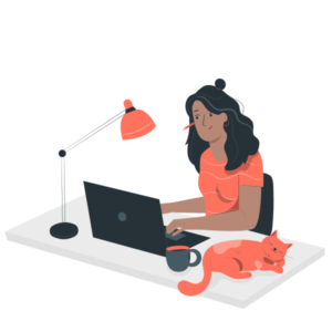 フリーランス 開業届を表すイラスト