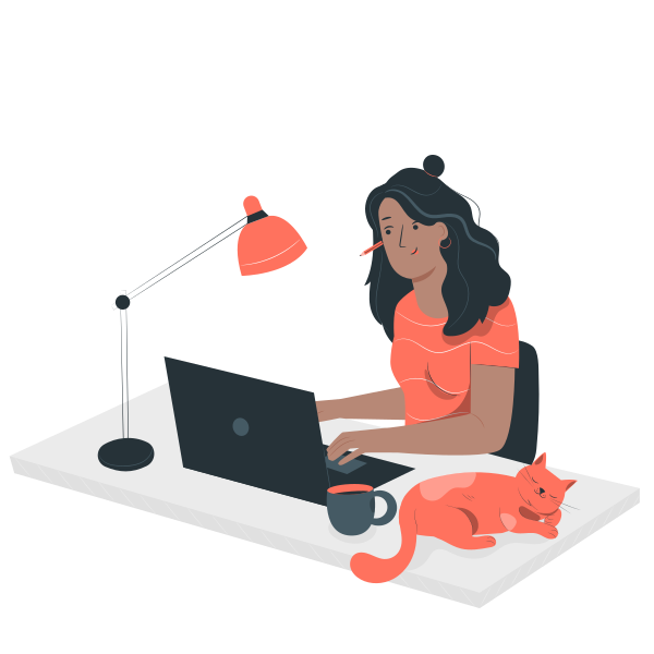 フリーランス 開業届を表すイラスト