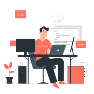 フリーランスエンジニア Python 案件を表すイラスト