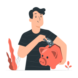 フリーランス 国民年金を表すイラスト