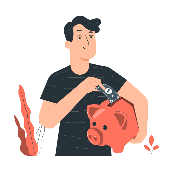 ふるさと納税 やり方を表すイラスト