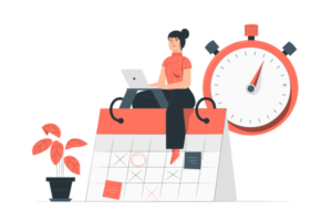 正社員 裁量労働制を表すイラスト